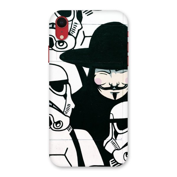 Anonymous Hat Back Case for iPhone XR