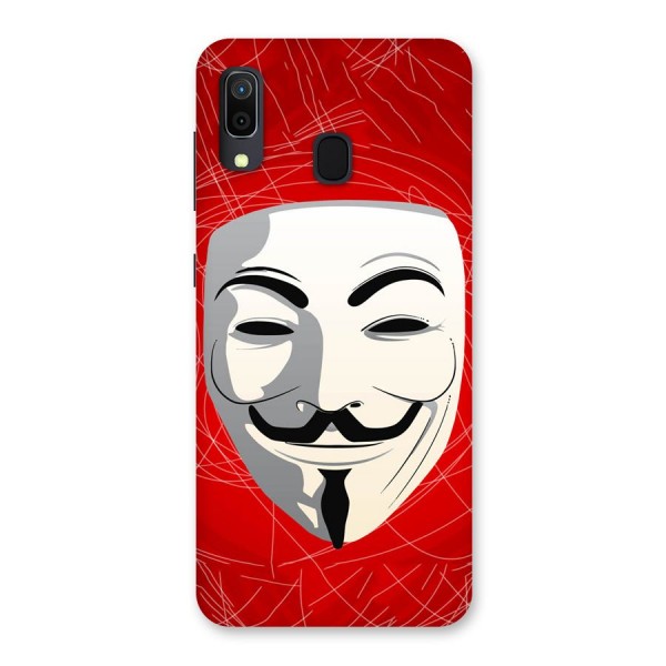 Anonymous Mask Abstract Back Case for Galaxy A20