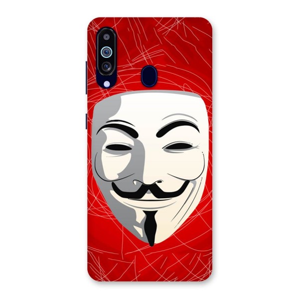 Anonymous Mask Abstract Back Case for Galaxy A60