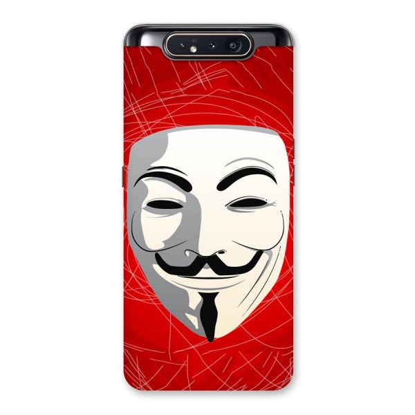 Anonymous Mask Abstract Back Case for Galaxy A80