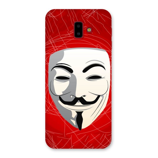 Anonymous Mask Abstract Back Case for Galaxy J6 Plus