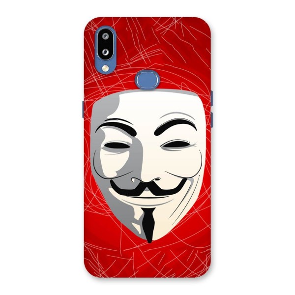 Anonymous Mask Abstract Back Case for Galaxy M01s