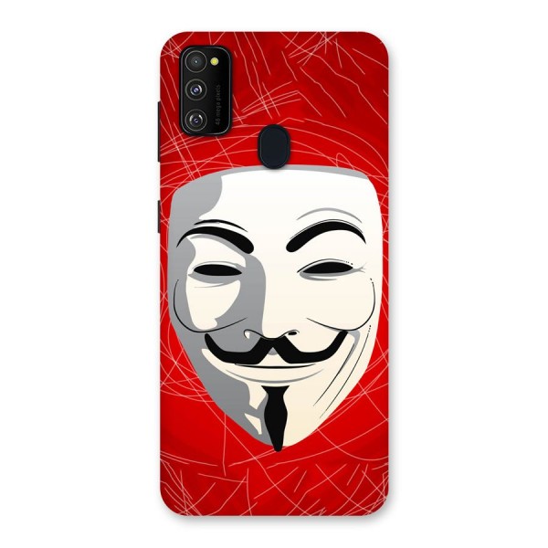 Anonymous Mask Abstract Back Case for Galaxy M21