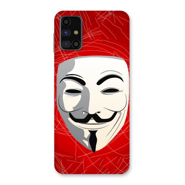 Anonymous Mask Abstract Back Case for Galaxy M31s