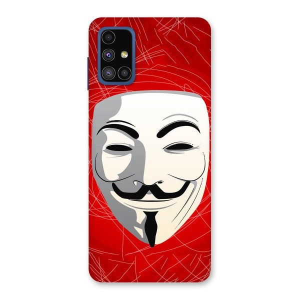 Anonymous Mask Abstract Back Case for Galaxy M51