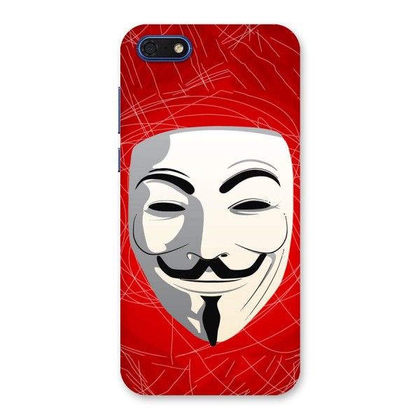 Anonymous Mask Abstract Back Case for Honor 7s