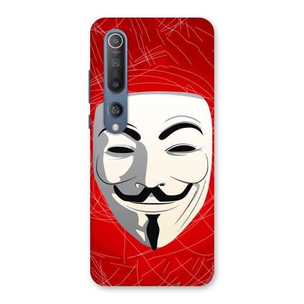 Anonymous Mask Abstract Back Case for Mi 10