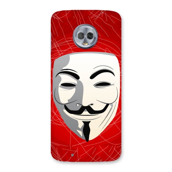 Anonymous Mask Abstract Back Case for Moto G6