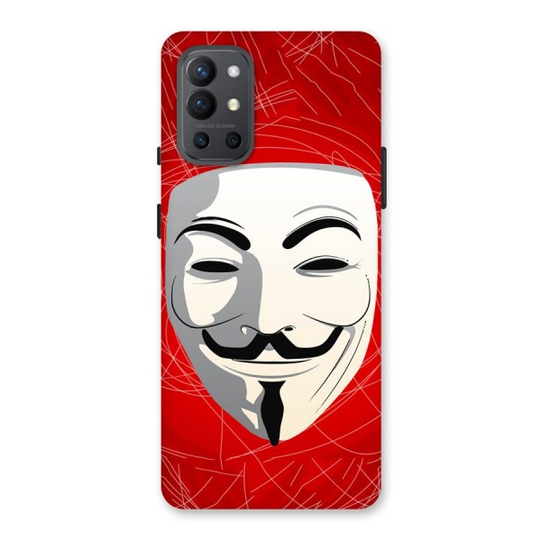 Anonymous Mask Abstract Back Case for OnePlus 9R