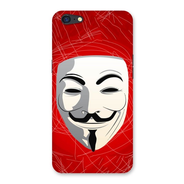 Anonymous Mask Abstract Back Case for Oppo A71