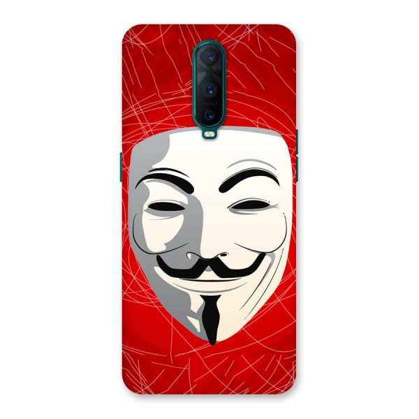 Anonymous Mask Abstract Back Case for Oppo R17 Pro