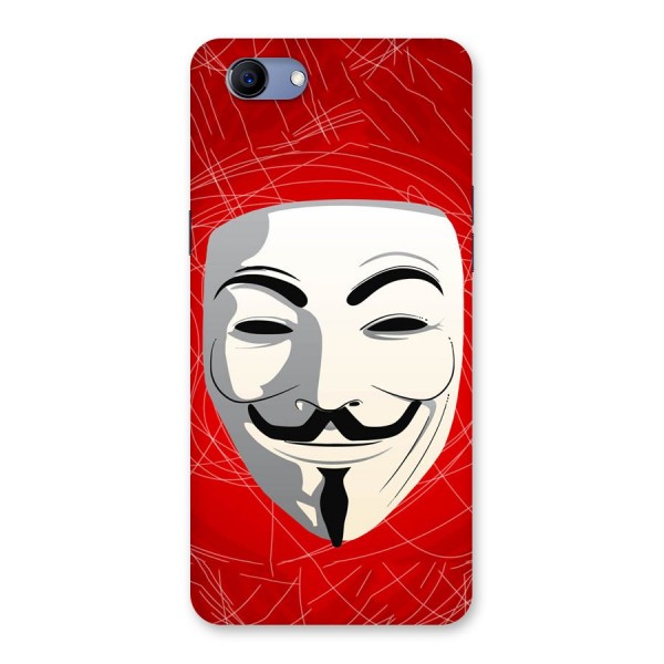 Anonymous Mask Abstract Back Case for Oppo Realme 1