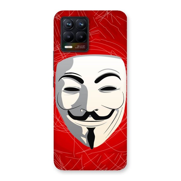 Anonymous Mask Abstract Back Case for Realme 8