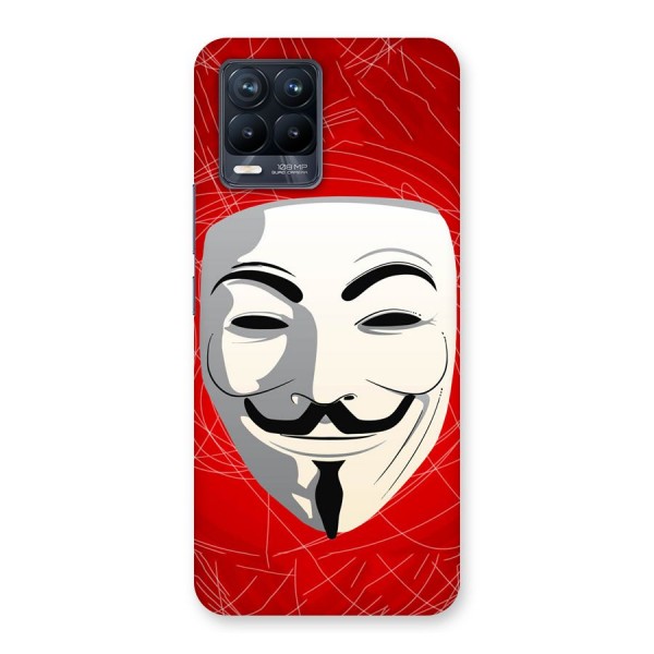 Anonymous Mask Abstract Back Case for Realme 8 Pro