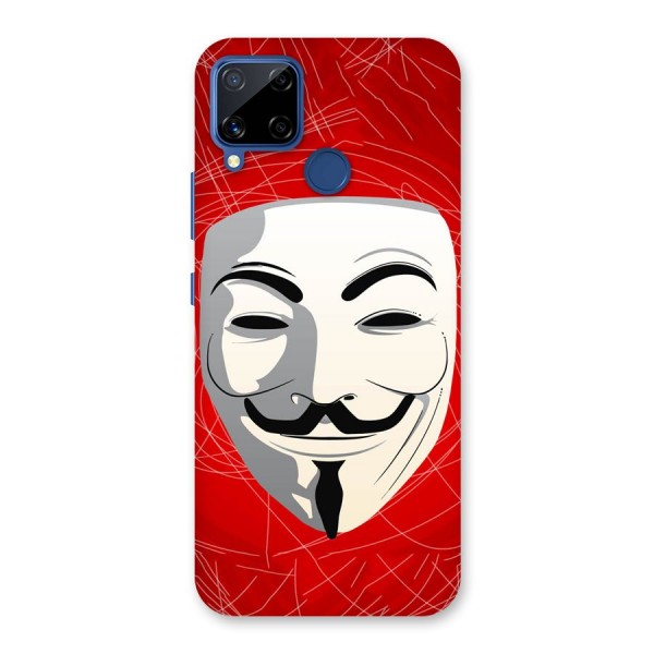 Anonymous Mask Abstract Back Case for Realme C12