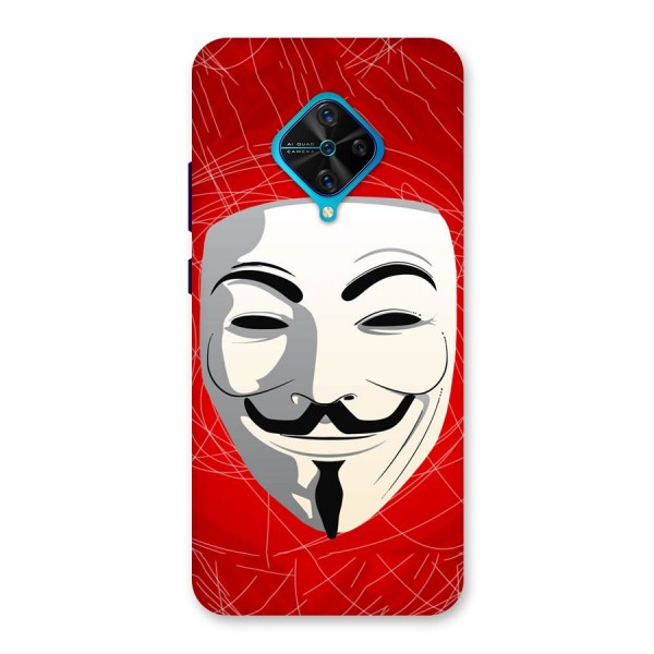 Anonymous Mask Abstract Back Case for Vivo S1 Pro