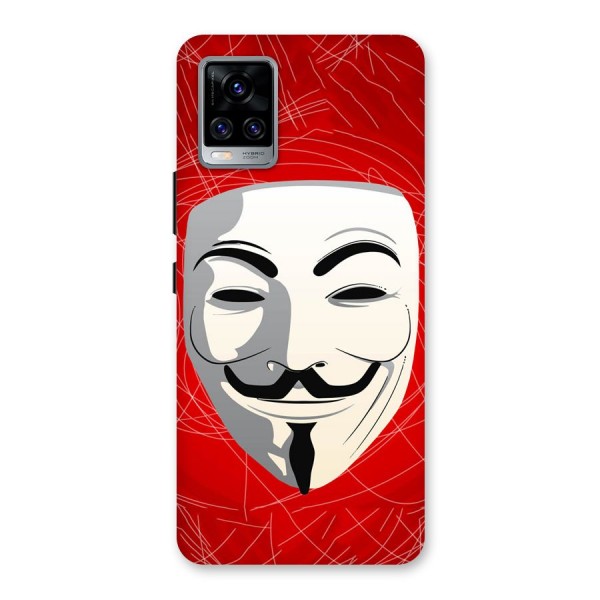 Anonymous Mask Abstract Back Case for Vivo V20 Pro