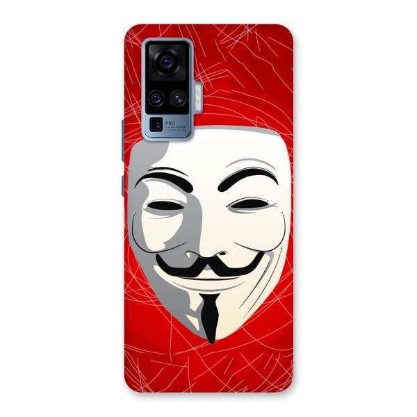 Anonymous Mask Abstract Back Case for Vivo X50 Pro