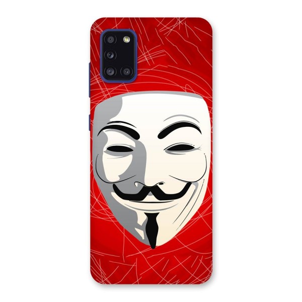 Anonymous Mask Abstract  Back Case for Galaxy A31