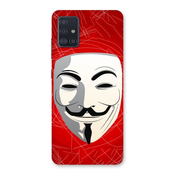 Anonymous Mask Abstract  Back Case for Galaxy A51