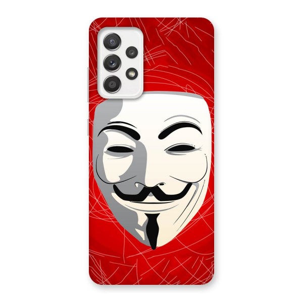 Anonymous Mask Abstract  Back Case for Galaxy A52