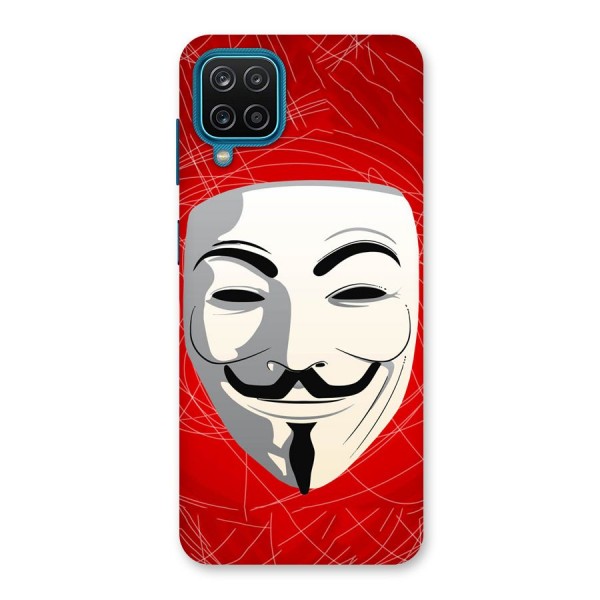 Anonymous Mask Abstract  Back Case for Galaxy F12