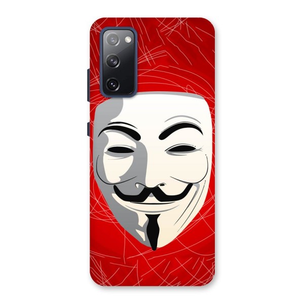 Anonymous Mask Abstract  Back Case for Galaxy S20 FE