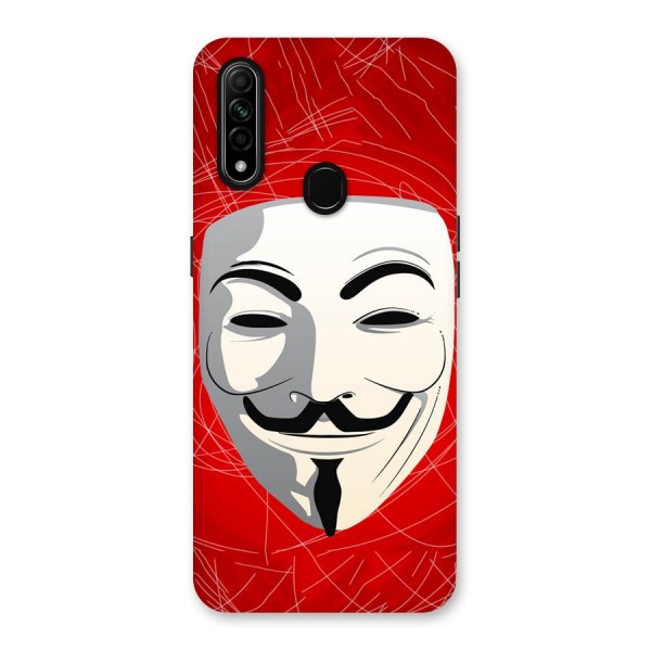 Anonymous Mask Abstract  Back Case for Oppo A31