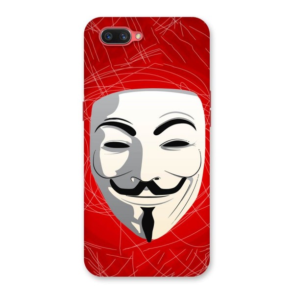 Anonymous Mask Abstract  Back Case for Oppo A3s