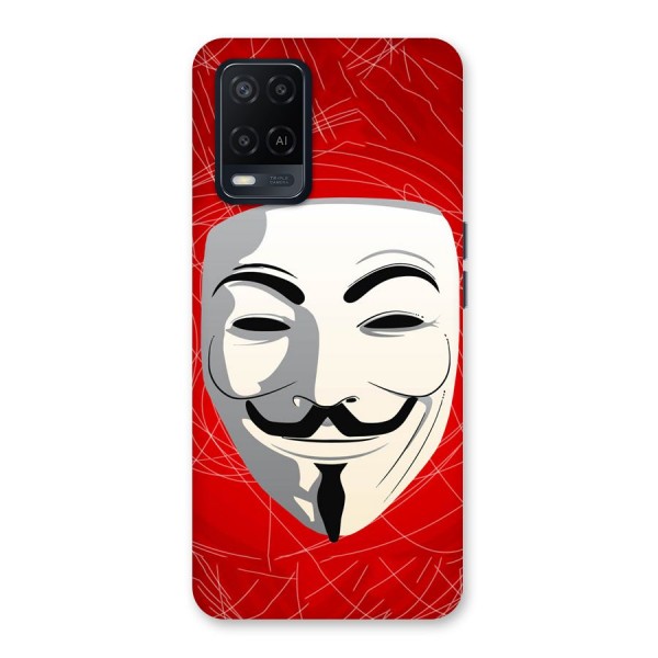 Anonymous Mask Abstract  Back Case for Oppo A54