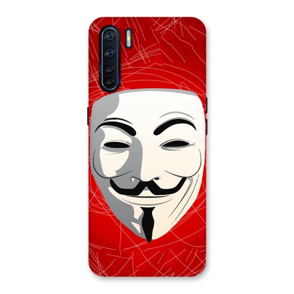 Anonymous Mask Abstract  Back Case for Oppo F15