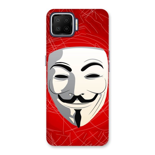 Anonymous Mask Abstract  Back Case for Oppo F17