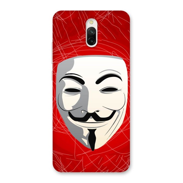 Anonymous Mask Abstract  Back Case for Redmi 8A Dual