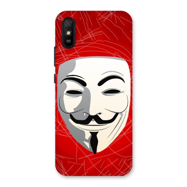 Anonymous Mask Abstract  Back Case for Redmi 9i