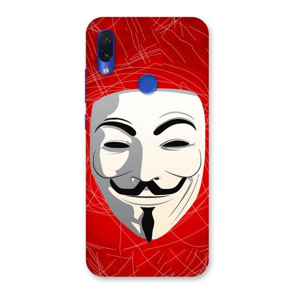 Anonymous Mask Abstract  Back Case for Redmi Note 7