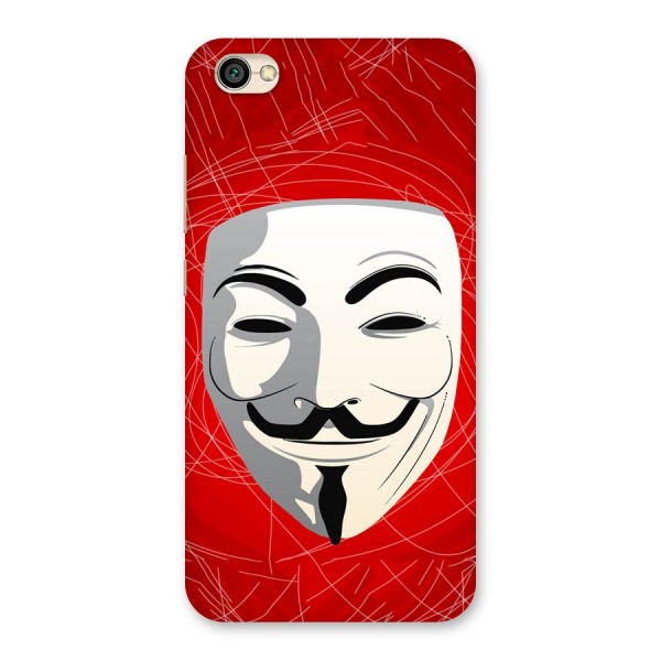 Anonymous Mask Abstract  Back Case for Redmi Y1 Lite