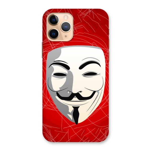 Anonymous Mask Abstract  Back Case for iPhone 11 Pro