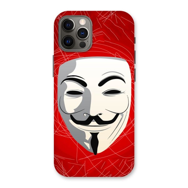 Anonymous Mask Abstract  Back Case for iPhone 12 Pro