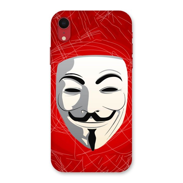 Anonymous Mask Abstract  Back Case for iPhone XR