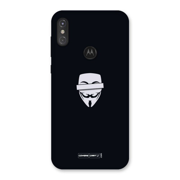 Anonymous Mask Back Case for Motorola One Power