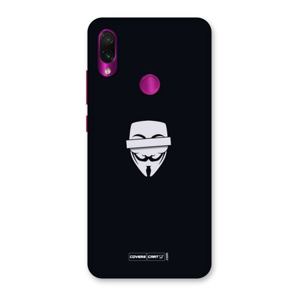 Anonymous Mask Back Case for Redmi Note 7 Pro