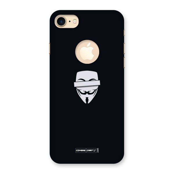 Anonymous Mask Back Case for iPhone 8 Logo Cut