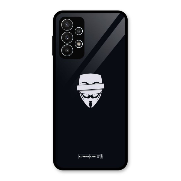 Anonymous Mask Glass Back Case for Galaxy A23