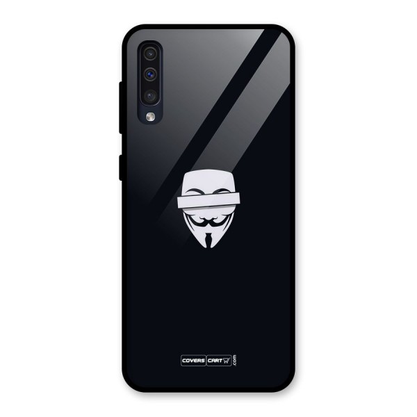 Anonymous Mask Glass Back Case for Galaxy A50s