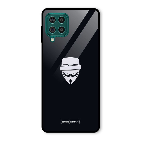 Anonymous Mask Glass Back Case for Galaxy F62