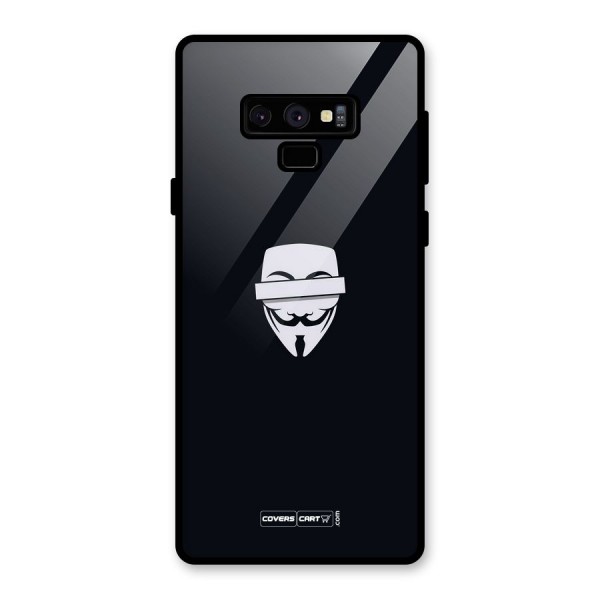 Anonymous Mask Glass Back Case for Galaxy Note 9