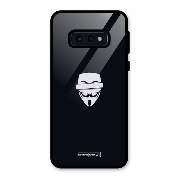 Anonymous Mask Glass Back Case for Galaxy S10e