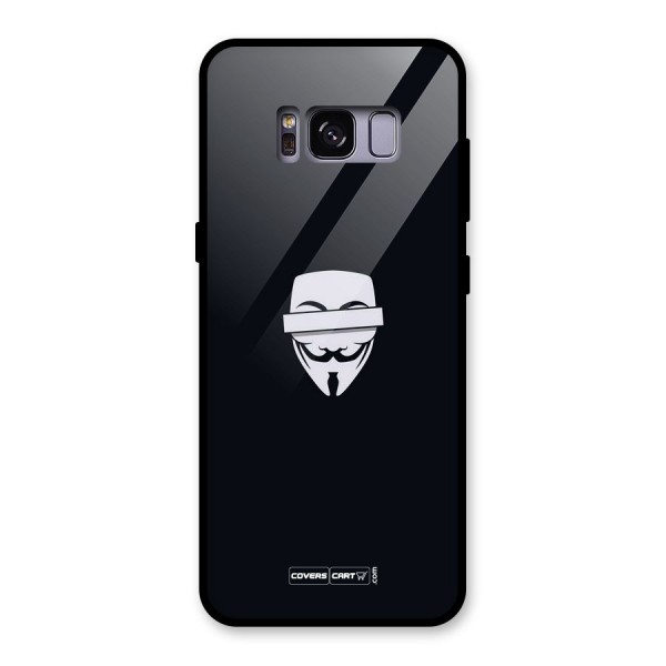 Anonymous Mask Glass Back Case for Galaxy S8