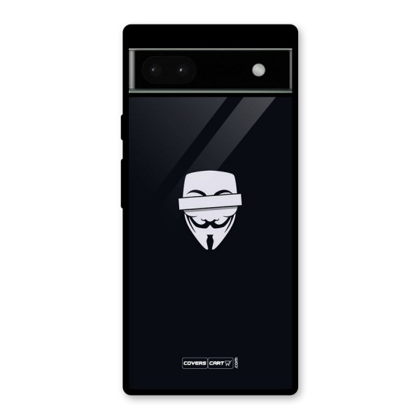 Anonymous Mask Glass Back Case for Google Pixel 6a