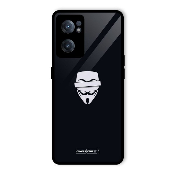 Anonymous Mask Glass Back Case for OnePlus Nord CE 2 5G